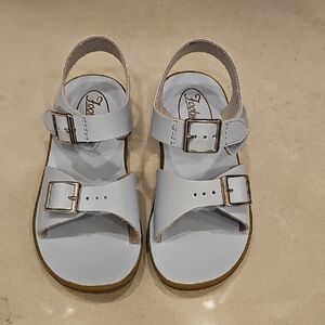 Footmates Baby Blue Leather Sanfal Size 11